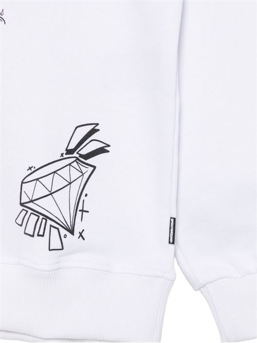 Felpa bambino Sprayground bianca Sprayground kids | SPY1415EX